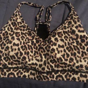 ZYIA leopard brilliant mesh bra